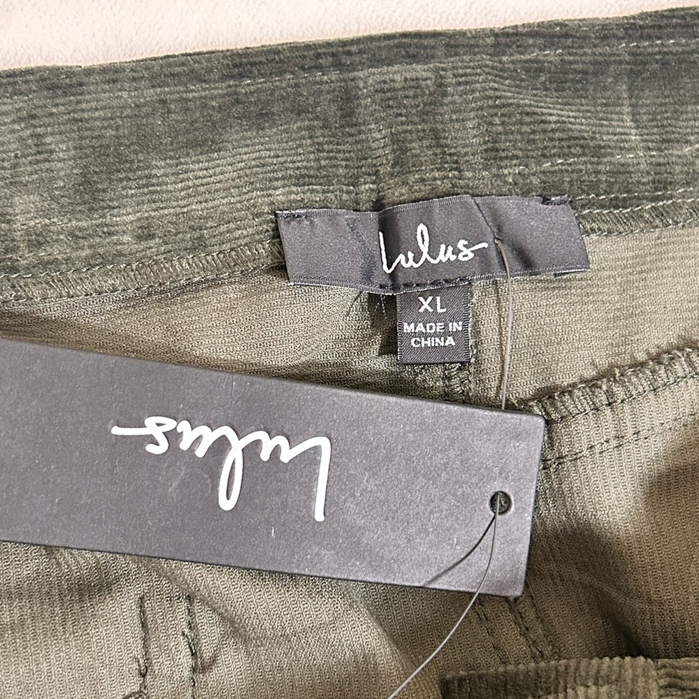 Lulus Olive green corduroy miniskirt with a charming feel
Lulus - Picture 4 of 10